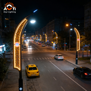 Modern LED Street Light, Artistic Shape Decorative Road Lighting for City <strong>Boulevard</strong>, Highway Decoration - Product Image 3