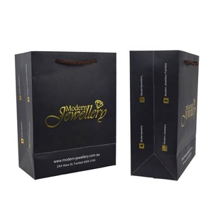 Bolsas de compras de papel para ropa de regalo de lujo personalizadas con impresión de logotipo - Product Image 6