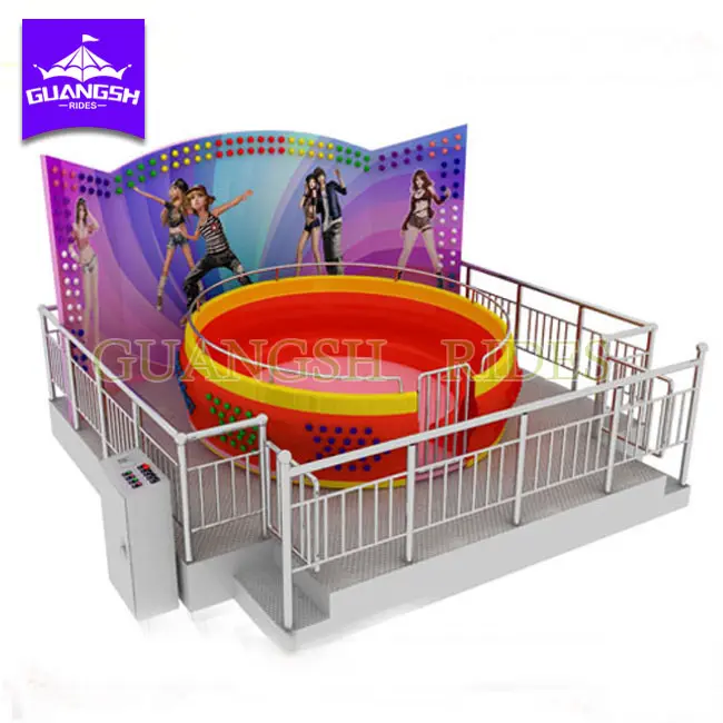 Fun fair equipment exciting disco Tagada rides thrilling games for kids