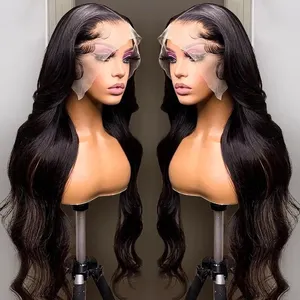 Wholesale Body Wave Hair Extensions Wigs Human Hair Lace Front Wig For Black Women Peruvian HD Lace Frontal Wigs For Black Women