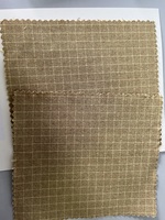Tissu antistatique en Kevlar PBI tissé Rip-Stop 200 g/m² avec couche extérieure dorée pour combinaison de pompier, protection contre les flammes