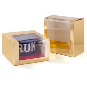 Caja de Cartón Personalizada con Logotipo para Sombreros de Vaquero, Gorras de Béisbol, con Ventana Transparente de PVC, Tendencia en Empaque - Product Image 4