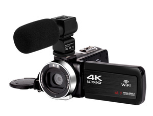 Caméra numérique 4K haute définition avec enregistreur vidéo, 48 MP, microphone et écran tactile, capteur d'image CMOS, pour le marché international - Product Image 5