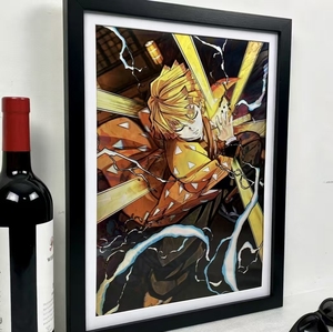 Consegna Rapida: Poster Lenticolare 3D Anime PET, Impermeabile, con Effetto di Movimento. Poster 3D Anime con Effetto Lenticolare. - Product Image 4