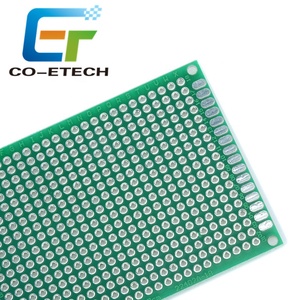 PCB à Double face pour soudage de PCB, 5x7cm, <span class=keywords><strong>Circuit</strong></span> imprimé universel avec <span class=keywords><strong>imprimés</strong></span> en cuivre, 2.54mm, Point 432 trous, FR-4 pièces - Product Image 4