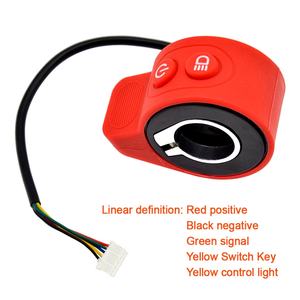 Pièces détachées pour trottinette électrique HX X8 X9 : Bouton de commande de vitesse d'origine rouge pour trottinettes électriques X8 X9 - Product Image 5