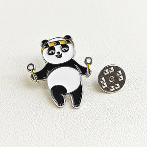 Esmalte Metálico para Insignias Metálicas Personalizadas al por Mayor, Broches Ecológicos Plateados con Diseño Romántico y Color Personalizado - Product Image 6