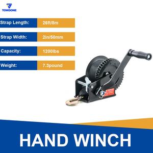עטור יד כבד crank יד <span class=keywords><strong>winch</strong></span> עבור קרוון סירה rv עם וו & כבל מקסימום 1200 ק "ג - Product Image 4