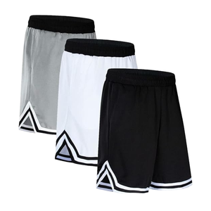 Pantalones Cortos de Baloncesto Personalizados para Hombre, Pantalones Cortos Deportivos de Malla para Gimnasio y Entrenamiento, con Ribete en Contraste, Paquete de Pantalones Cortos Deportivos - Product Image 2