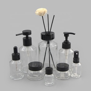 Flacone Contenitore Vuoto in Vetro Verde Opaco Trasparente per Diffusore a Bastoncini, Contenitore per Siero, Lozione, <span class=keywords><strong>Spray</strong></span>, Cosmetici, Creme e Fondotinta - Product Image 5