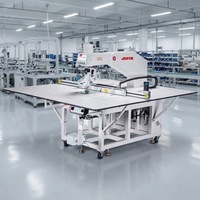 Machine à coudre industrielle à point noué CNC JUITA JTK10-90A, tête rotative à 360°, haute efficacité, programmable, plateforme plate 130x85cm