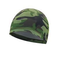 Gorra deportiva unisex de malla con diseño de calavera, sin visera, para ciclismo, running, motocicleta, con forro para casco, camuflaje, protección solar de verano, personalizada y económica.