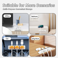 Nouveau design de porte-câble, clip magnétique pour câble personnalisé en forme d'animal panda, organisateur de câbles magnétique
