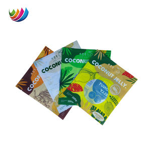 ถุงซีลสามด้านทำจากพลาสติกพร้อมโลโก้เกรดถั่วขนมผลไม้แห้งมันวาว - Product Image 1