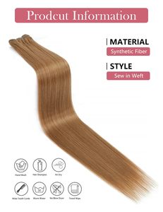 Extensiones de Cabello Remy de 30 Pulgadas, Cosidas a Mano, 200g, Gruesas, Rubias, Largas y Lisas, Teñidas - Product Image 2