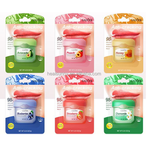 Soin des lèvres, masque réparateur aux fruits, hydratant bio, couleur miel, <span class=keywords><strong>aloe</strong></span> vera, pêche, baume à lèvres - Product Image 3