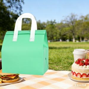 Non-Woven <b>Backpack</b> Takeout Insulated Bags Self-Sealing Zipper 20L Capacity Waterproof Eco-Friendly for Food Service Industry - Product Image 1