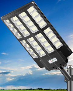 Lámpara Solar Exterior Integrada Impermeable de 1000w 500w 300w, Lámpara LED Solar Todo en Uno para Exteriores - Product Image 1