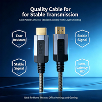 Câble HDMI 2.1 haute vitesse 8K, 48 Gbps, prend en charge 8K 60Hz 4K 144Hz, plaqué or, mâle, Ultra HD, pour téléviseur, moniteur, projecteur