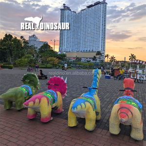 Dinosauro del cartone animato Giro Artificiale Dinosauro Scooter - Product Image 3
