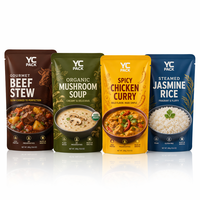 Sachet Doypack Résistant aux Hautes Températures pour Repas Prêts à Consommer (RTE) Stérilisation 121°C Sans Conservateurs – Vente en Gros Direct Usine