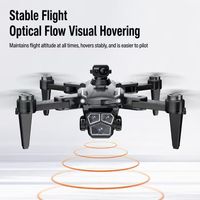 Drone RC S12 sans balais, best-seller, avec photographie aérienne 4K HD et retour automatique GPS