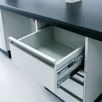 Table de travail de laboratoire en tôle, armoire de laboratoire, prix usine