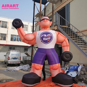 Custom <strong>Giant</strong> Inflatable Muscle Man Mascot, <strong>Bodybuilder</strong> Prop, Fitness Figures Balloon - Product Image 4