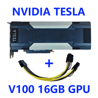 Carte graphique NVIDIA Tesla V100 16G 32G PCIE GPU pour l'IA, l'IA de calcul, le ChatGPT, l'HPC et les centres de données (16 Go, 32 Go)