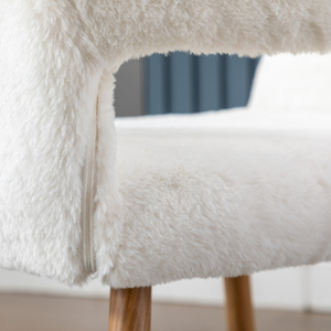 Modern Luxury Nordic Desisgn Upholstered Comfortable <b>Chair</b> Iron Metal Legs Dining <b>Chairs</b> - Product Image 4