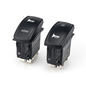 สวิตช์แตร 12V 24V DC 20A รูปทรงเรือ สำหรับรถยนต์ รถบ้าน รถบัส เรือยอชท์ รีเลย์แบบกด - Product Image 4