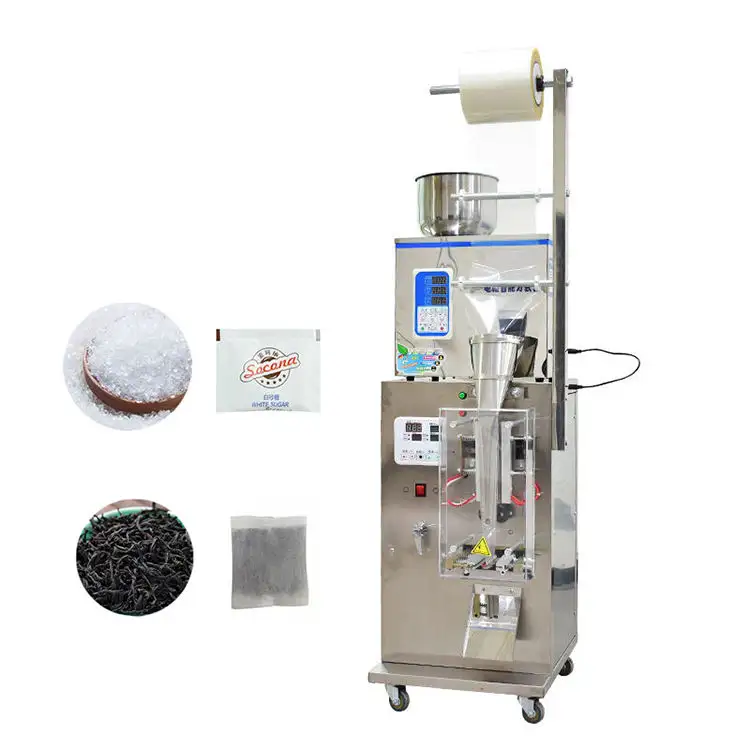 Otomatik üç tarafı sızdırmazlık toz paketleme makinesi yapıştırma makinesi granül tohum torbası çay poşeti çok fonksiyonlu paketleme makinesi