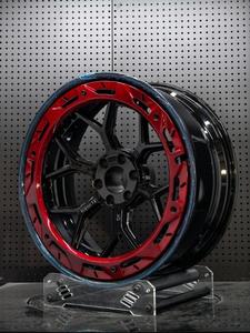 Cerchi in Lega di Alluminio Forgiato CF Personalizzati Multi-razze 20 21 22 23 24 Pollici Rossi e Neri per Retrofit/Aggiornamento BMW - Product Image 5