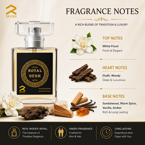 Parfum Zesteq Royal Oudh pour Homme et Femme 30 ml, Eau de Parfum Oudh Longue Durée, Parfum Oriental Boisé de Luxe pour un Usage Quotidien - Product Image 3
