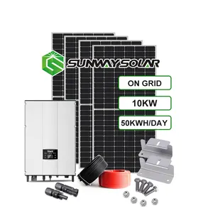 5000W Zonnepanelen 5kw Solar Op Raster Raster Stropdas Zonnepaneel Systeem Voor Huis Gebruik