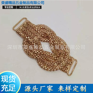 Cadena Metálica Dorada de 1.2mm para Bolsos y Ropa, Accesorio de Moda, Hecho en Shenzhen - Product Image 3