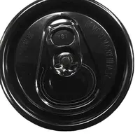 Черный цвет 200 #202 #206 # SOT PRT алюминиевые крышки банок с отделениями для резьбы и RQ кодовым цветным кольцом для легкого открытия банки