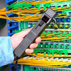 Komshine Cable Testing Equipment identificatore in fibra ottica 800-1700nm identificatore rilevatore di Fiber vive con 4 tipi di adattatore