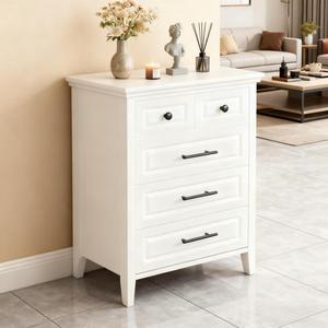 Tùy chỉnh hiện đại MDF phòng ngủ màu trắng lớn tallboy Vanity tủ quần áo cho phòng khách - Product Image 2