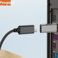 4K Ultra alta definición DP macho a para HDMI hembra adaptador 5M Cable de PVC Conexión de Audio y vídeo para ordenador TV proyector HDTV