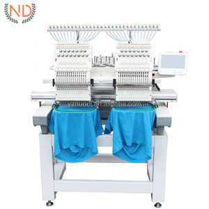 Computarizado múltiples agujas 2 cabeza vaqueros toalla tapa logotipo máquinas de bordado de la camiseta, el <span class=keywords><strong>precio</strong></span> de la máquina - Product Image 6