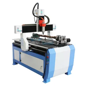 2.2Kw Spindle Small 4 Axis Woodworking CNC Router Machine 6012 600*1200mm With Mach3 USB Control