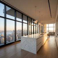 Ventana Panorámica Insonorizada de Gran Tamaño con Marco de Aleación de Aluminio y Vidrio Amplio, Ventana Fija de Piso a Techo