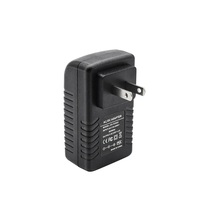 Bon prix Adaptateur de type prise murale Injecteur POE 10/100Mbps 48V 0.5A 1A 24W Sortie RJ45 non standard pour système de vidéosurveillance de caméra