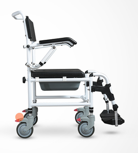 BQ8001A Homecare médical aluminium toilette Mobile fauteuil roulant Commode avec siège de toilette <span class=keywords><strong>pour</strong></span> personnes âgées et handicapés - Product Image 3