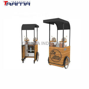 Glass Display showcase Burger Van Wooden <strong>Candy</strong> <strong>Cart</strong> Timber <strong>Candy</strong> <strong>Carts</strong> Wood Food <strong>Carts</strong> - Product Image 6