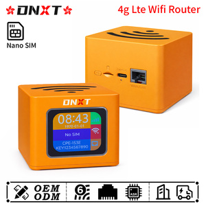 DNXT 4g router LTE Cat4 2.4GHz 300Mbps <b>wifi</b> 6 router <b>wifi</b> LTE Cat4 4g router LCD 3000mAh 4g router with sim card slot Work Use - Product Image 1