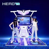 Máquina Simuladora Interactiva de Realidad Virtual 9D HEROVR, Divertida y Mágica, Juego de Batalla de Realidad Virtual de Pie, Juego de Disparos de Pie