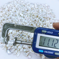 7-12mm naturel eau douce Keshi baroque perle blanc pétale perles en vrac semi-fini de haute qualité pour bijoux à bricoler soi-même