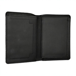 Genuine Leather Trifold <b>Wallet</b> For Men With Multiple Card Slots And Cash Compartment Classic Black <b>RFID</b> <b>Blocking</b> Premium Product - Product Image 2